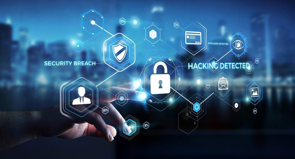 Cyber security illustration